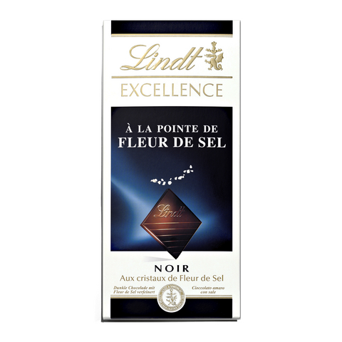 Σοκολάτα Lindt dark sea salt 100γρ.