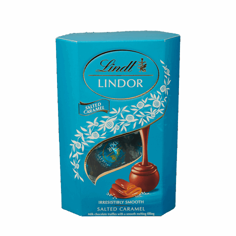 Σοκολατάκια Lindor salted caramel 200γρ.