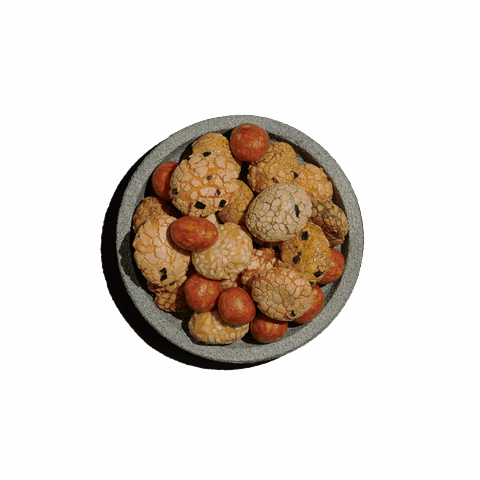 Japanese style rice crackers