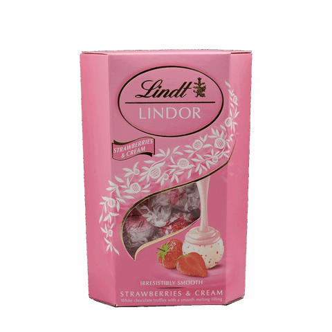 Σοκολατάκια Lindor φράουλα & κρέμα 200γρ.