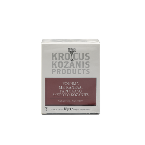 Τσάι με κρόκο & κανέλα bio 10φακ. (χωρίς γλουτένη)