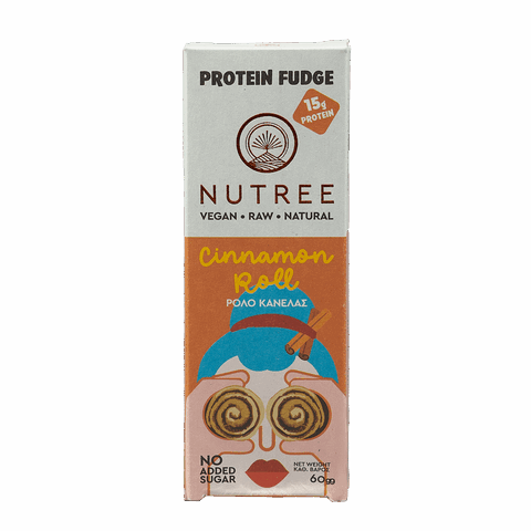 Μπάρα 25% protein Nutree cinnamon roll χωρίς ζάχαρη 50γρ. (χωρίς γλουτένη)