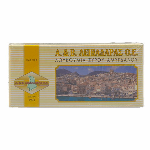 Λουκούμια μαστίχα & αμύγδαλο 380γρ.