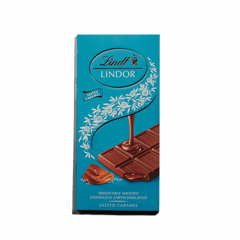 Σοκολάτα Lindt Lindor salted caramel 100γρ.