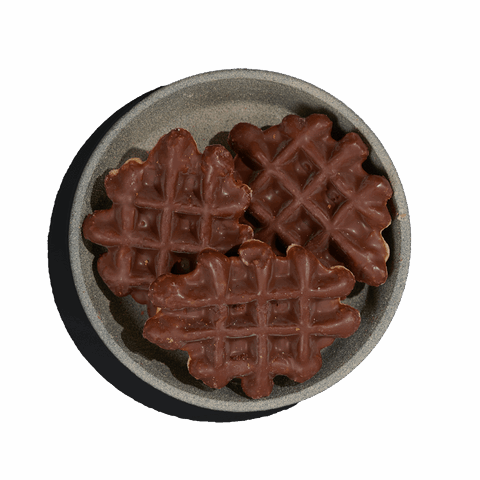 Βάφλες με σοκολάτα low sugar