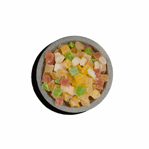 Τροπική φρουτοσαλάτα κύβοι