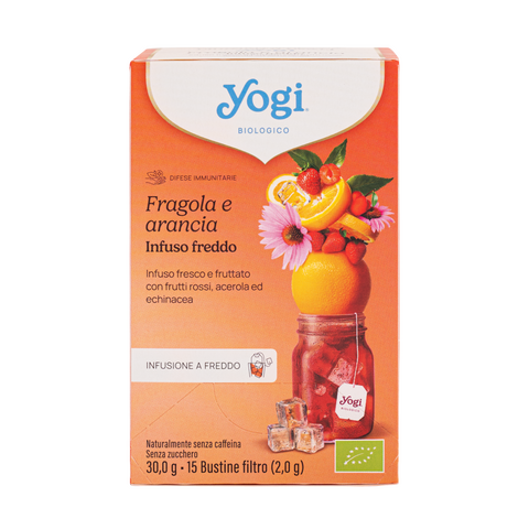 Yogi Tea Strawberry & Orange Cold Brew BIO
