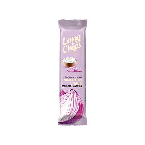 Long potato chips Sour Cream & Onion 75γρ.